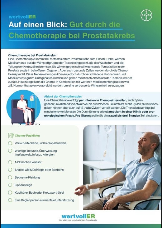 wertvollER Chemotherapie bei Prostatakrebs - Leitfaden mit Tipps & Ratschlägen